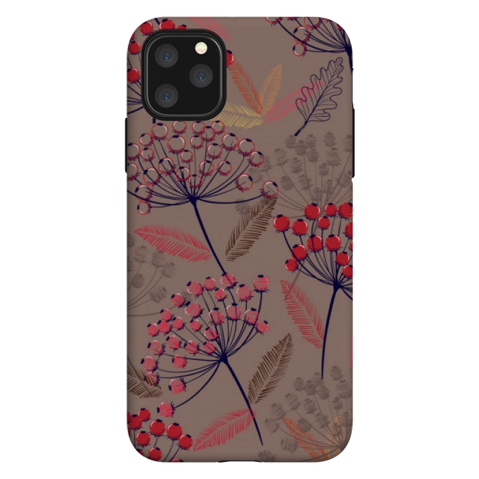 iPhone 11 Pro Max StrongFit cute cherry pattern  by MALLIKA