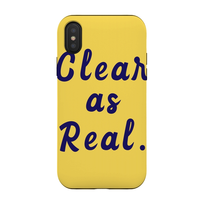 iPhone Xs / X StrongFit clear as real by MALLIKA