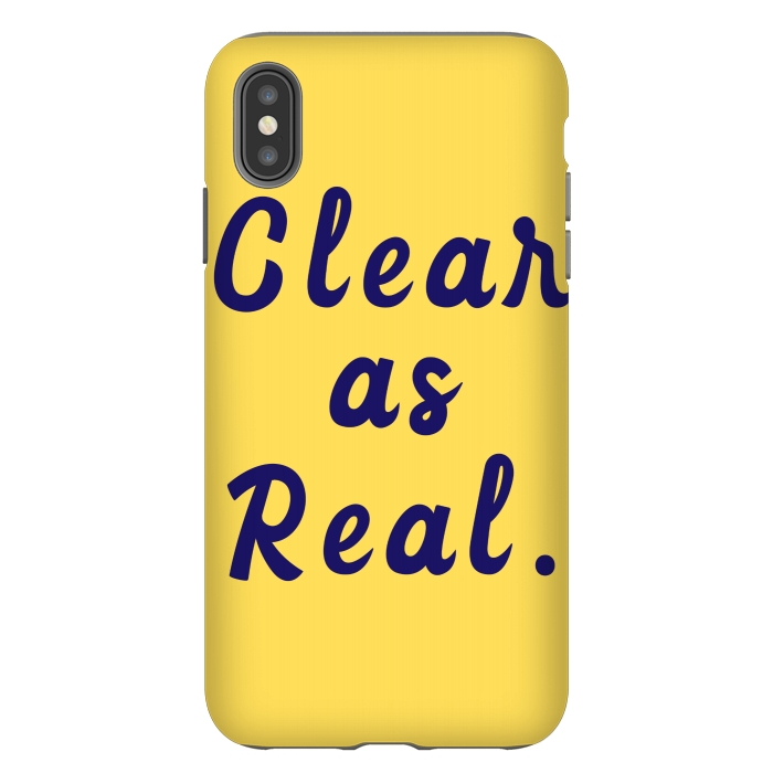 iPhone Xs Max StrongFit clear as real by MALLIKA