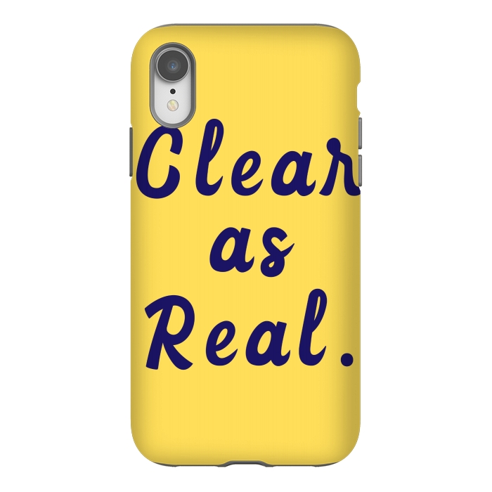 iPhone Xr StrongFit clear as real by MALLIKA