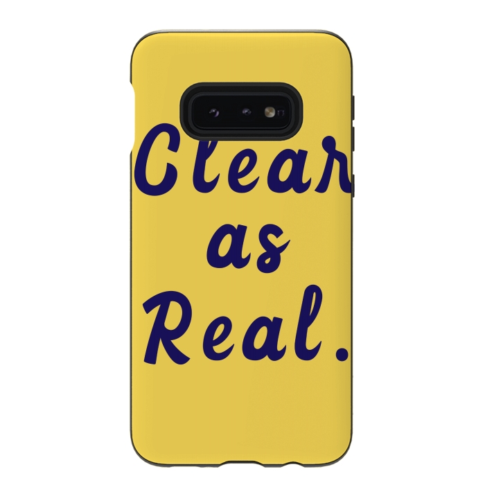 Galaxy S10e StrongFit clear as real by MALLIKA
