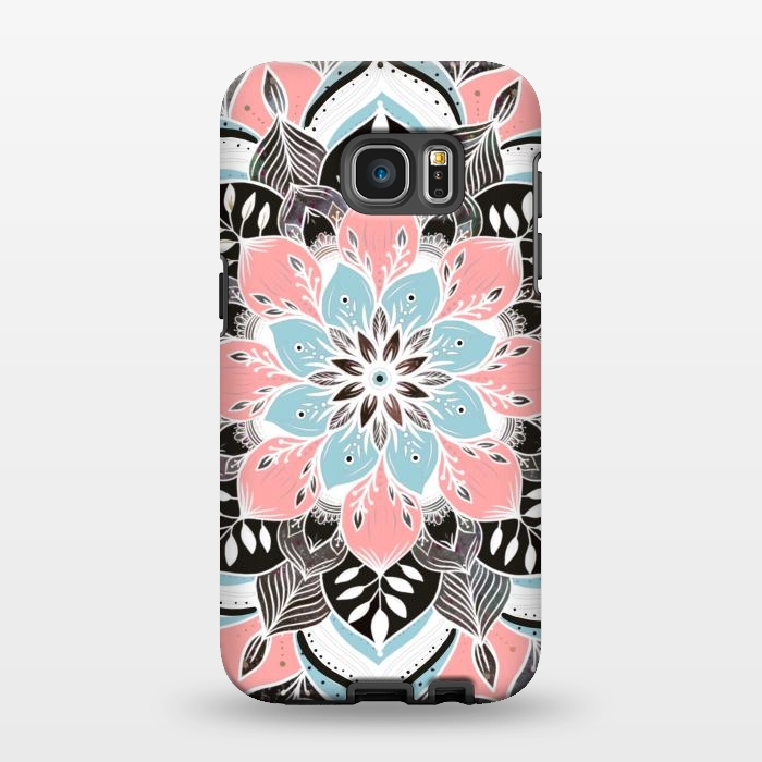 Galaxy S7 EDGE StrongFit Natures floral by Rose Halsey