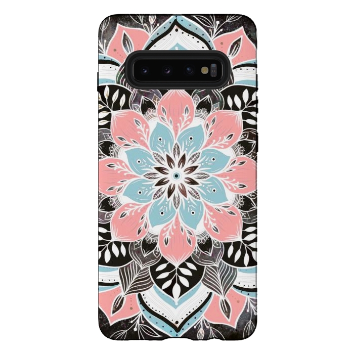 Galaxy S10 plus StrongFit Natures floral by Rose Halsey