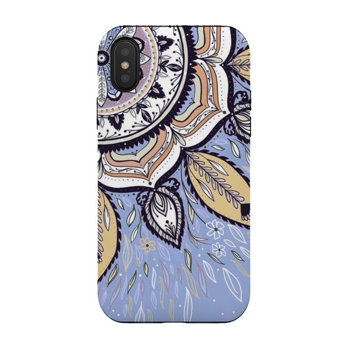 iPhone Xs / X StrongFit Be a wildflower  by Rose Halsey
