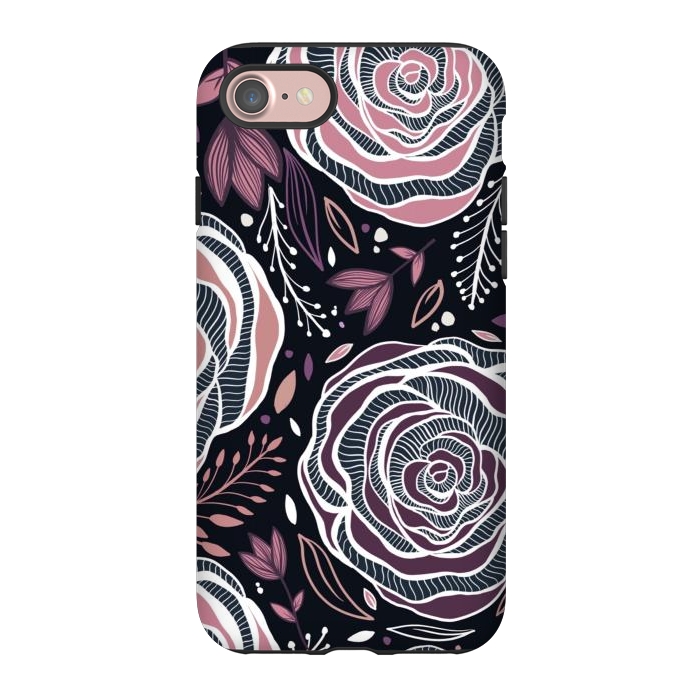 iPhone 7 StrongFit Florals by Rose Halsey