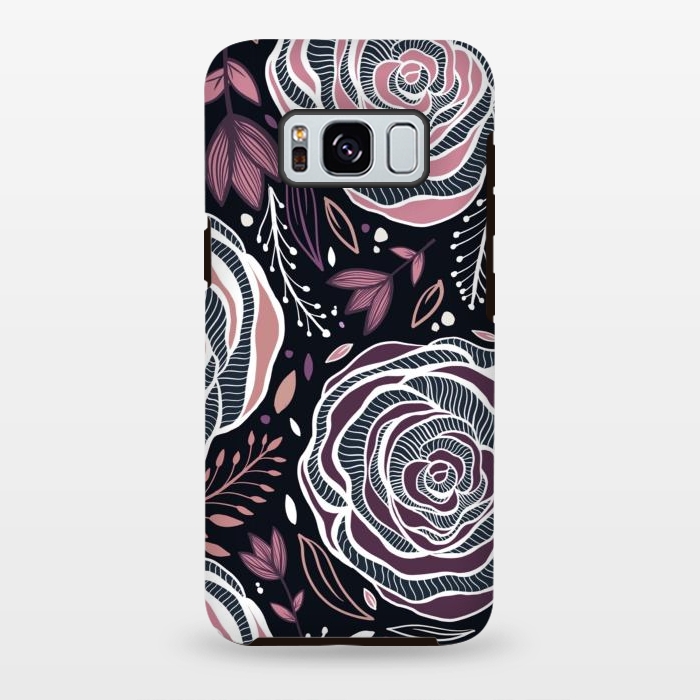 Galaxy S8 plus StrongFit Florals by Rose Halsey