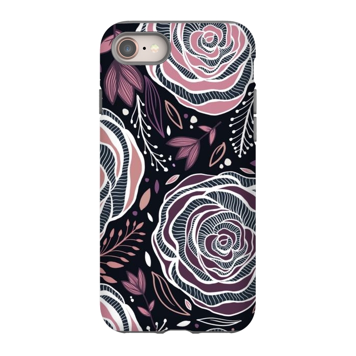iPhone 8 StrongFit Florals by Rose Halsey