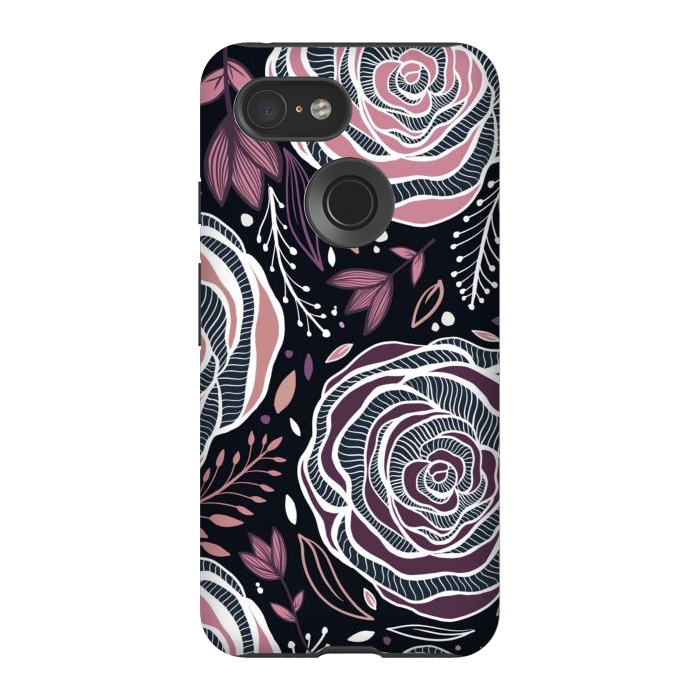 Pixel 3 StrongFit Florals by Rose Halsey