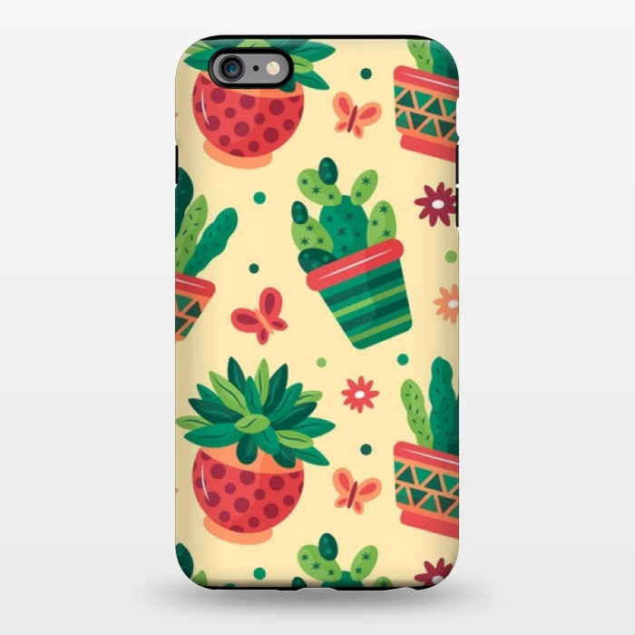 iPhone 6/6s plus StrongFit cactus green pattern 4 by MALLIKA
