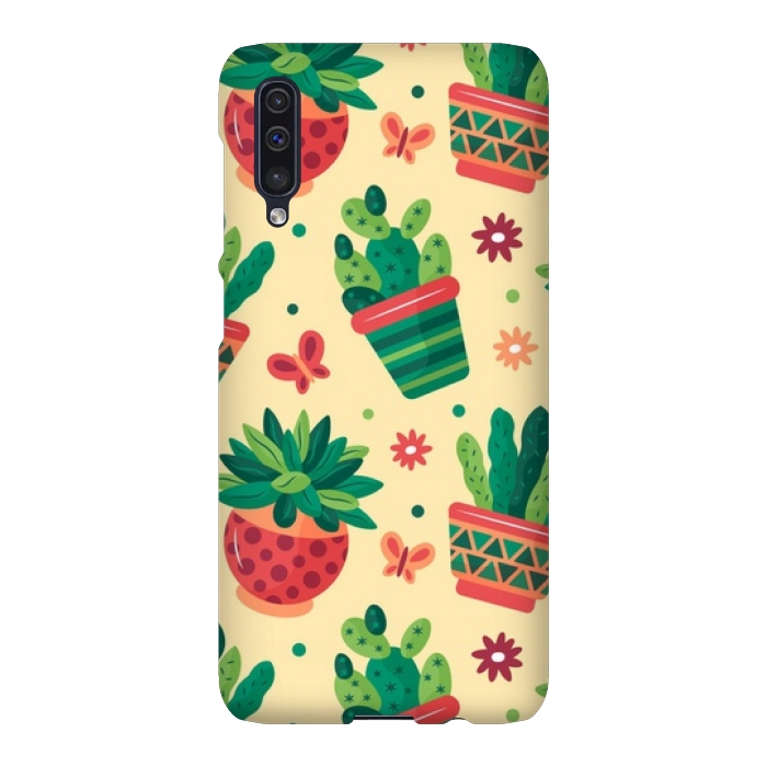Galaxy A50 SlimFit cactus green pattern 4 by MALLIKA