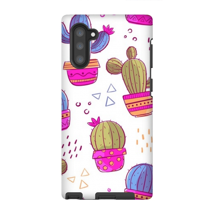 Galaxy Note 10 StrongFit cactus pattern 45 by MALLIKA