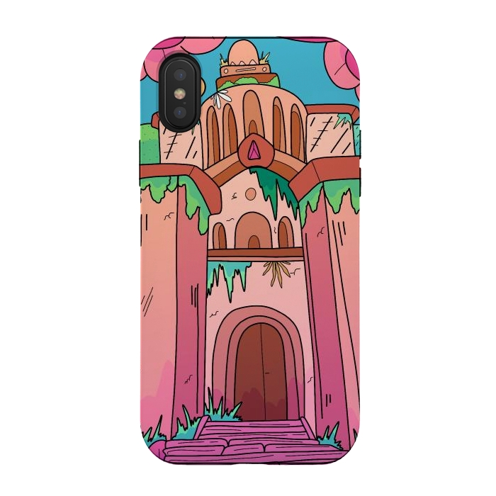 iPhone Xs / X StrongFit The lost temple by Steve Wade (Swade)
