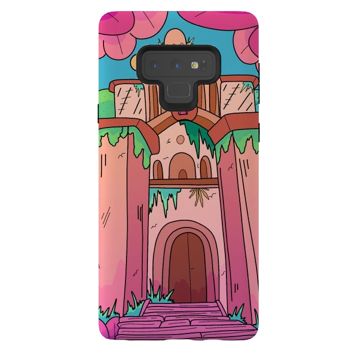 Galaxy Note 9 StrongFit The lost temple by Steve Wade (Swade)