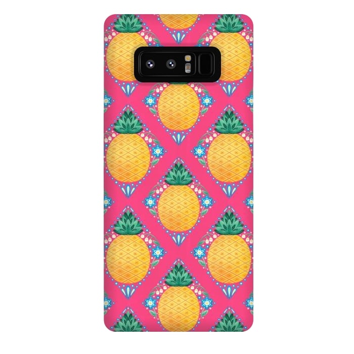 Galaxy Note 8 StrongFit Bright Pineapple by Noonday Design