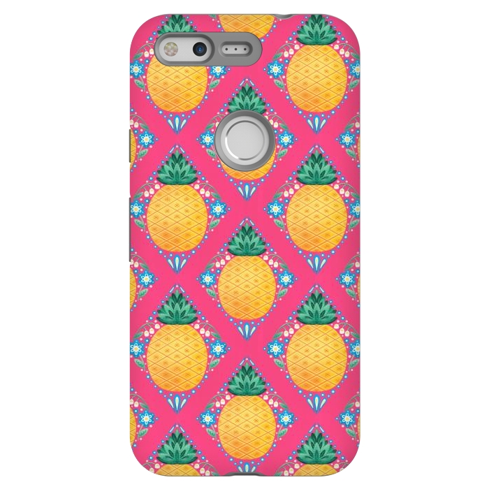 Pixel StrongFit Bright Pineapple by Noonday Design