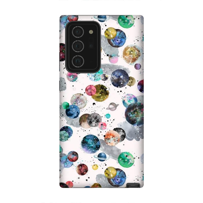 Galaxy Note 20 Ultra StrongFit Space Planets by Ninola Design