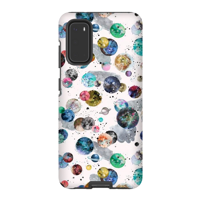Galaxy S20 StrongFit Space Planets by Ninola Design