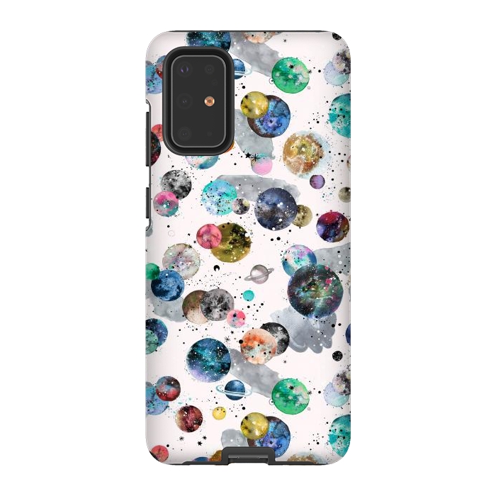 Galaxy S20 Plus StrongFit Space Planets by Ninola Design