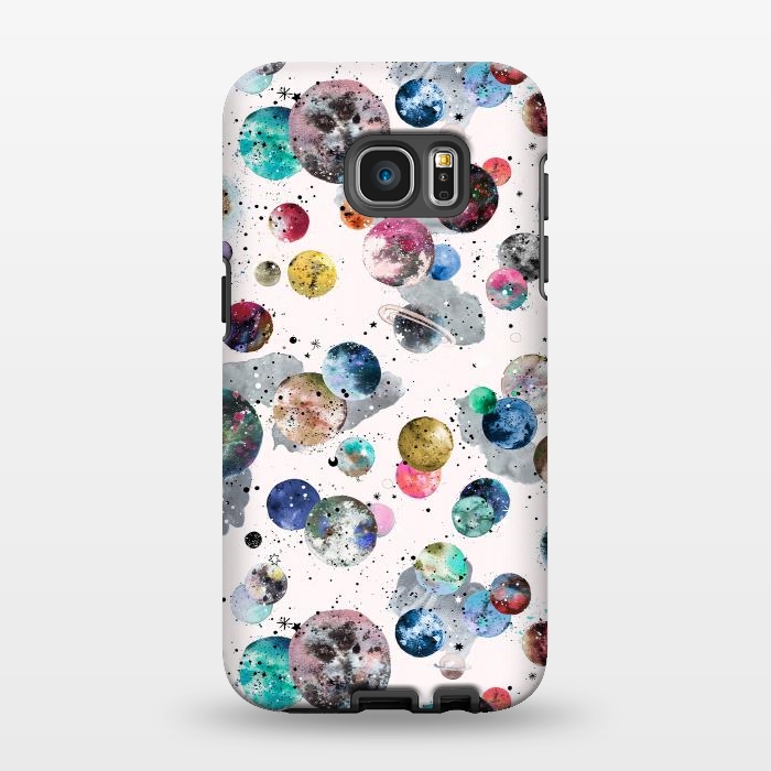 Galaxy S7 EDGE StrongFit Space Planets by Ninola Design