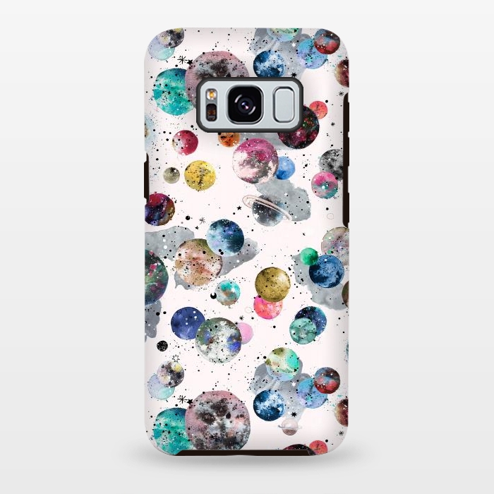 Galaxy S8 plus StrongFit Space Planets by Ninola Design
