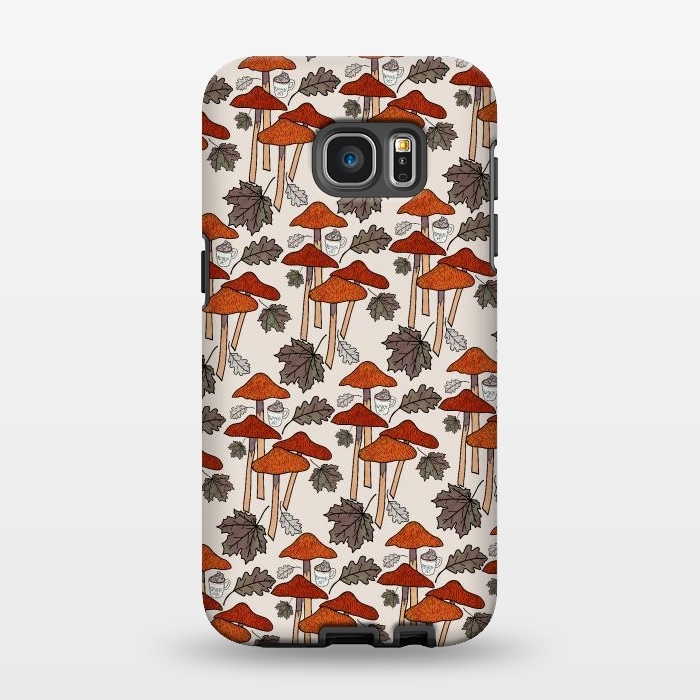 Galaxy S7 EDGE StrongFit Autumn Mushrooms  by Steve Wade (Swade)