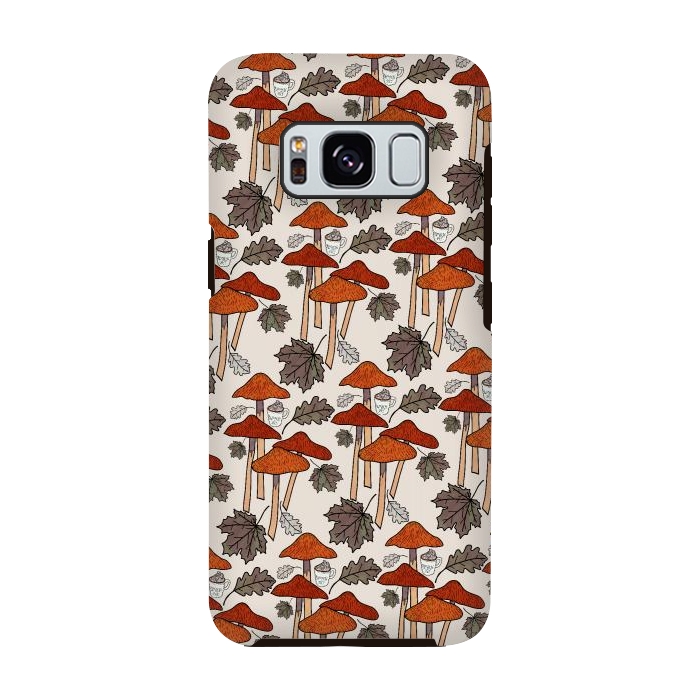 Galaxy S8 StrongFit Autumn Mushrooms  by Steve Wade (Swade)