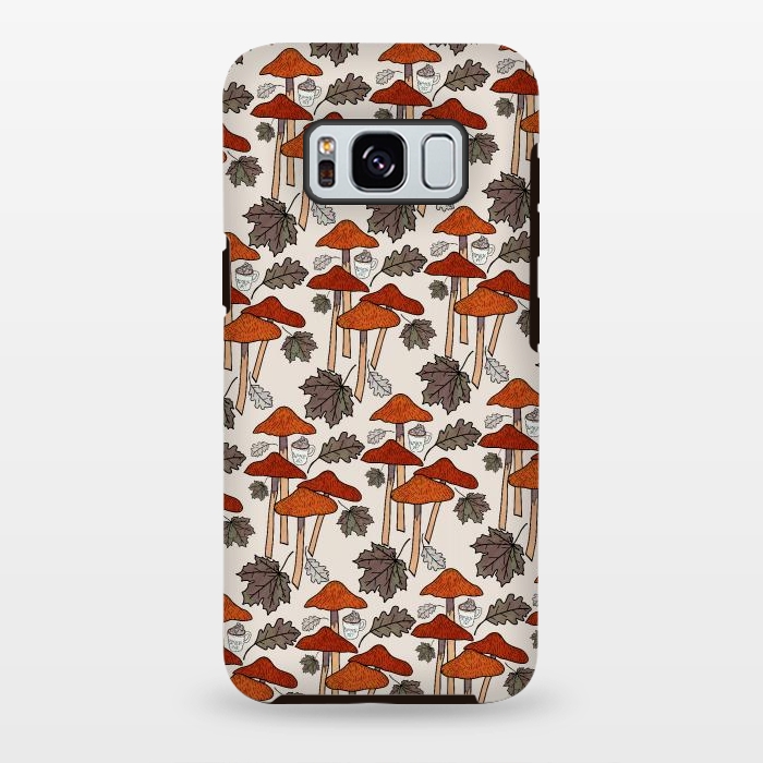 Galaxy S8 plus StrongFit Autumn Mushrooms  by Steve Wade (Swade)