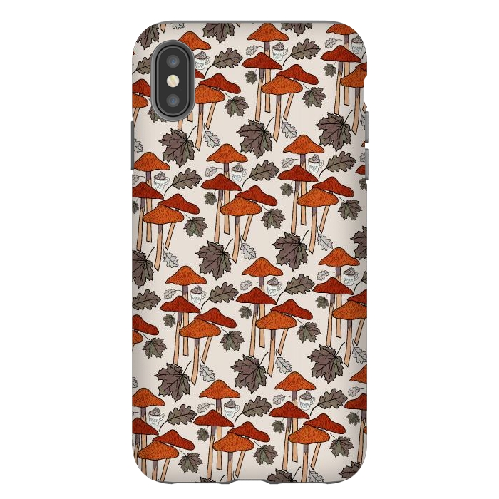 iPhone Xs Max StrongFit Autumn Mushrooms  by Steve Wade (Swade)