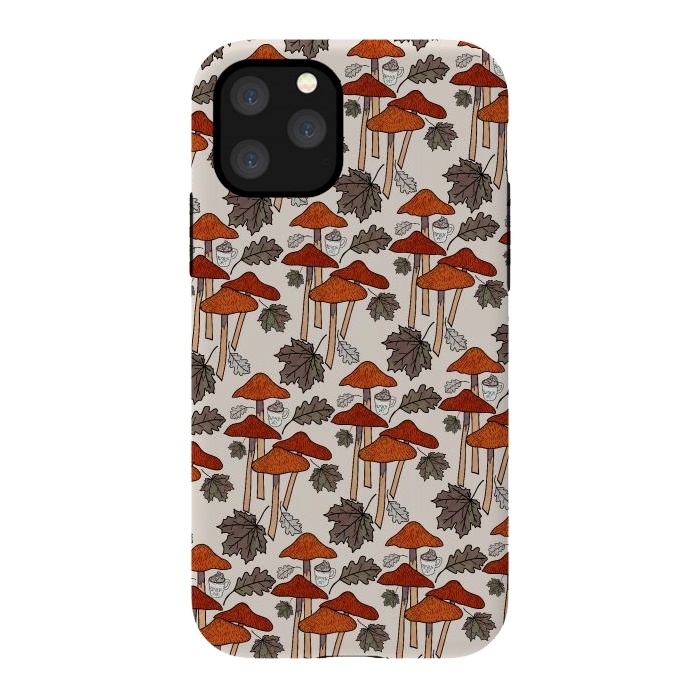 iPhone 11 Pro StrongFit Autumn Mushrooms  by Steve Wade (Swade)