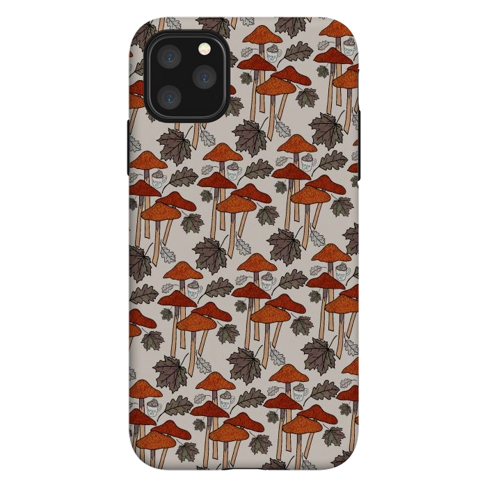 iPhone 11 Pro Max StrongFit Autumn Mushrooms  by Steve Wade (Swade)