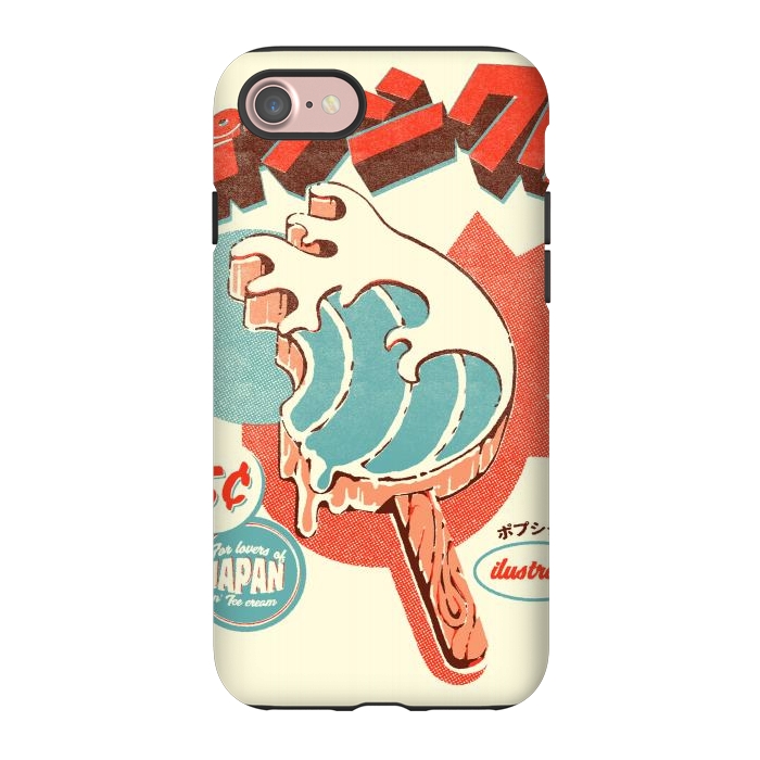 iPhone 7 StrongFit Great Wave Ice Pop by Ilustrata