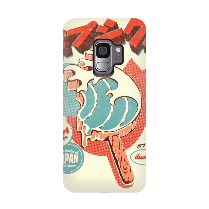Galaxy S9 StrongFit Great Wave Ice Pop by Ilustrata