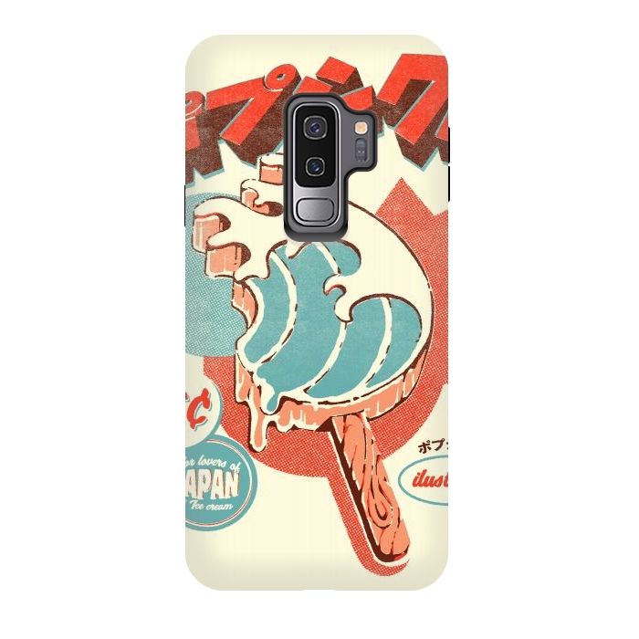 Galaxy S9 plus StrongFit Great Wave Ice Pop by Ilustrata
