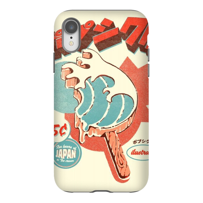 iPhone Xr StrongFit Great Wave Ice Pop by Ilustrata