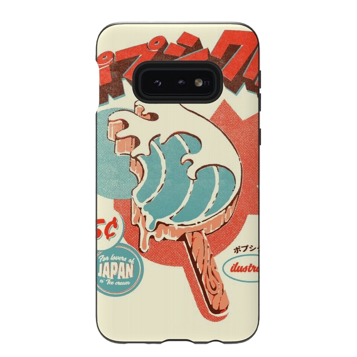 Galaxy S10e StrongFit Great Wave Ice Pop by Ilustrata