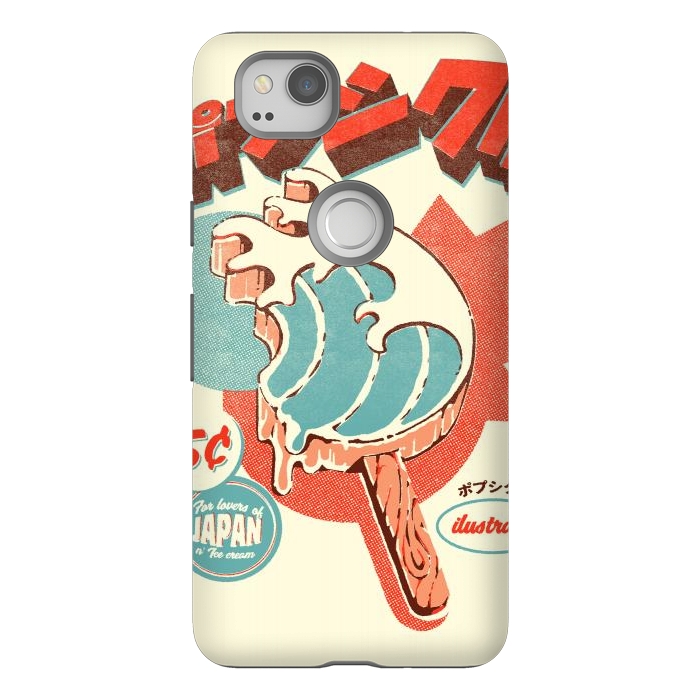 Pixel 2 StrongFit Great Wave Ice Pop by Ilustrata