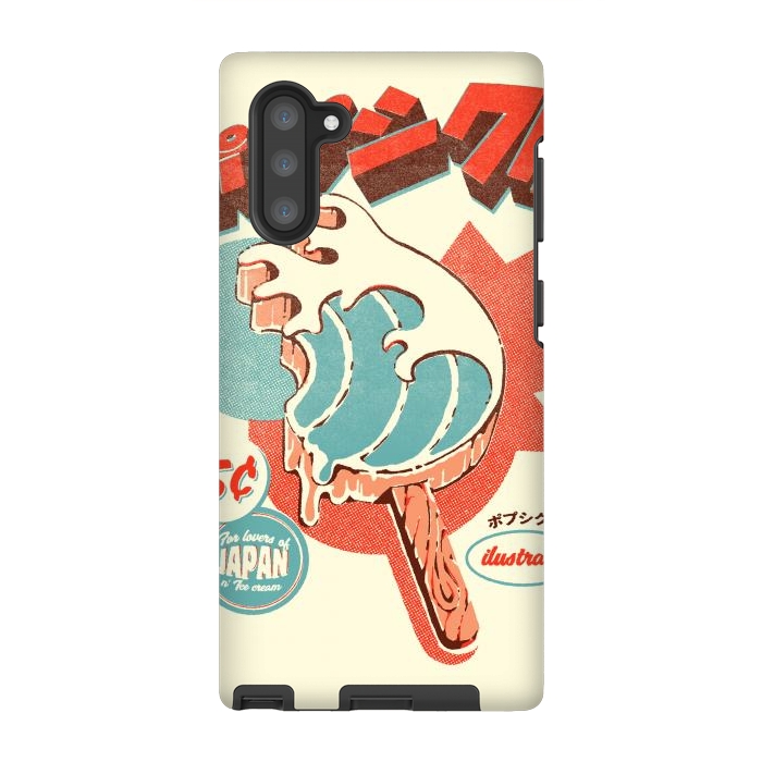Galaxy Note 10 StrongFit Great Wave Ice Pop by Ilustrata