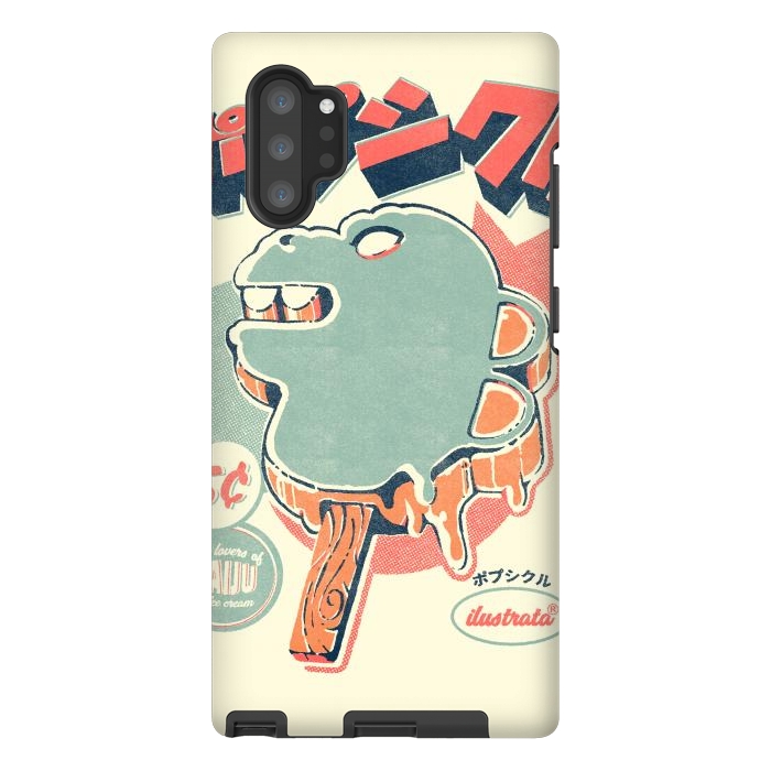 Galaxy Note 10 plus StrongFit Kaiju Ice pop by Ilustrata