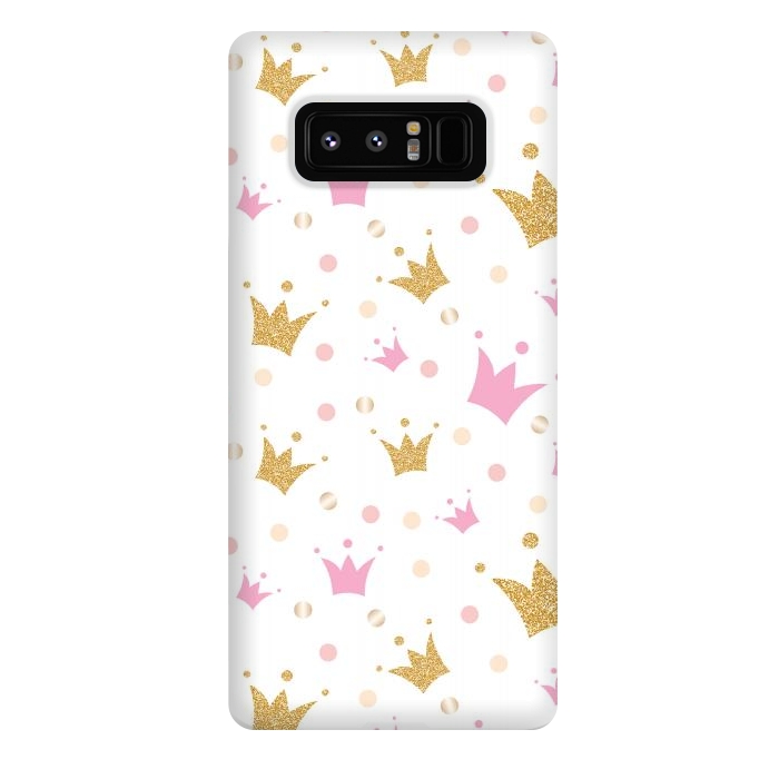 Galaxy Note 8 StrongFit Golden Crowns Pattern by Bledi