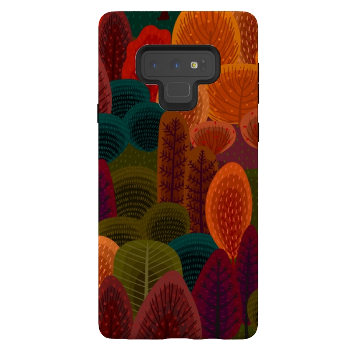 Galaxy Note 9 StrongFit autumn forests colours by MALLIKA