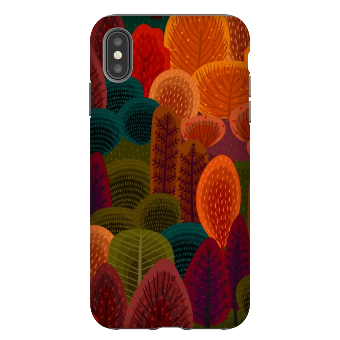 iPhone Xs Max StrongFit autumn forests colours by MALLIKA