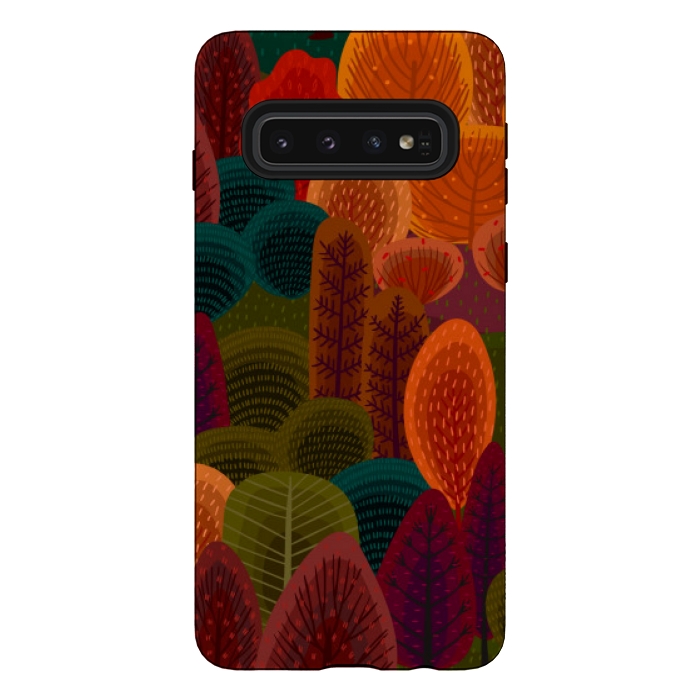 Galaxy S10 StrongFit autumn forests colours by MALLIKA