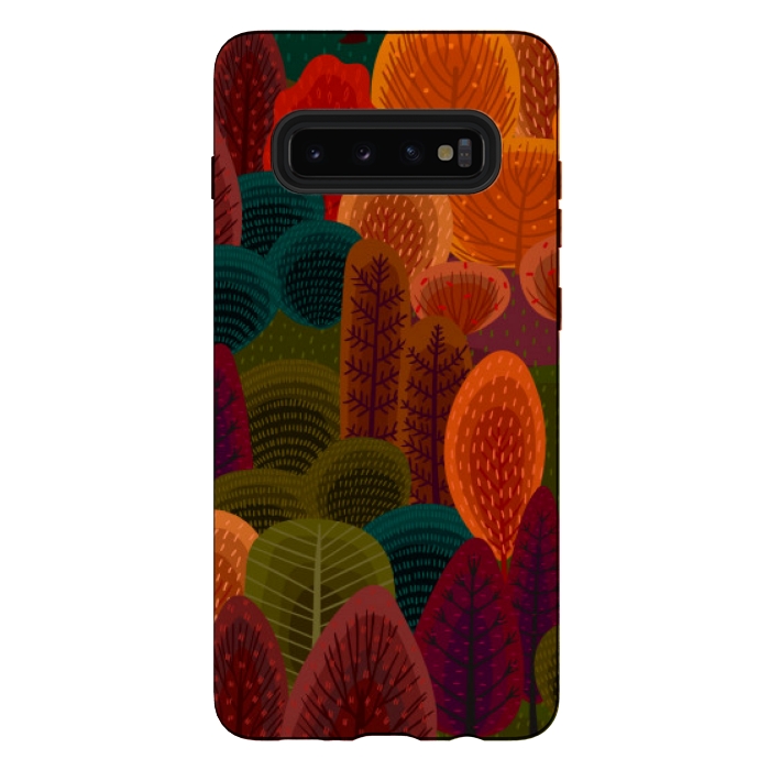 Galaxy S10 plus StrongFit autumn forests colours by MALLIKA