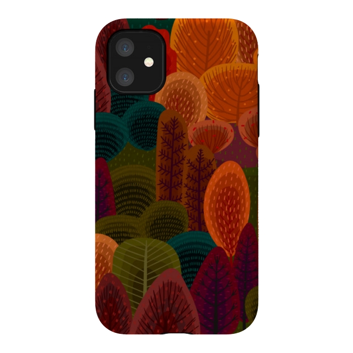 iPhone 11 StrongFit autumn forests colours by MALLIKA