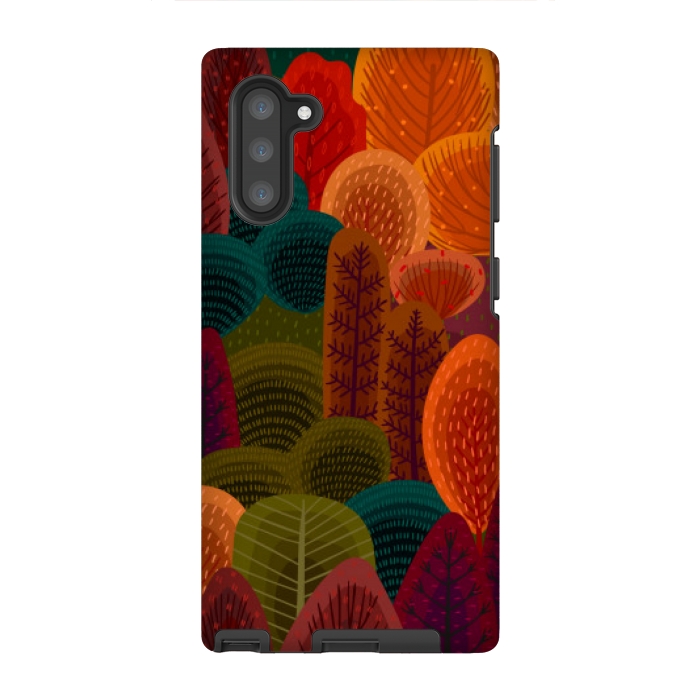 Galaxy Note 10 StrongFit autumn forests colours by MALLIKA