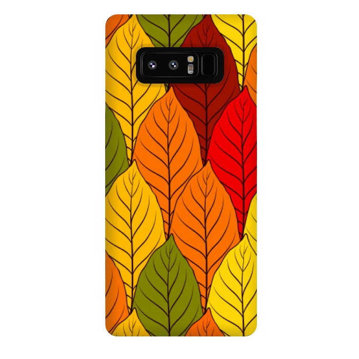 Galaxy Note 8 StrongFit leaves pattern 7 by MALLIKA