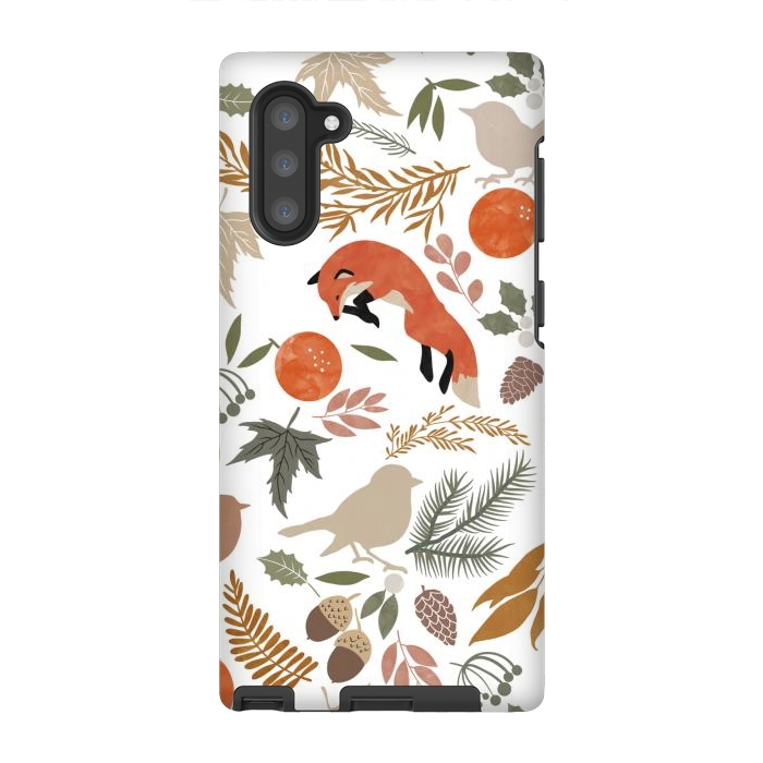 Galaxy Note 10 StrongFit Autumn fox II by Mmartabc