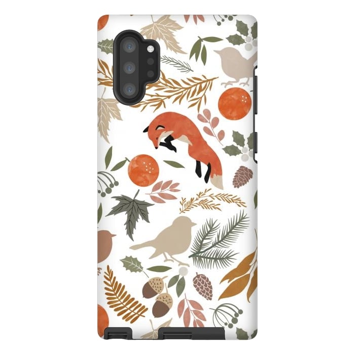 Galaxy Note 10 plus StrongFit Autumn fox II by Mmartabc