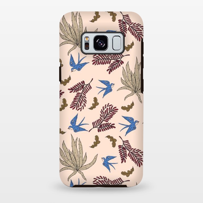 Galaxy S8 plus StrongFit Bohemian desert birds by Mmartabc
