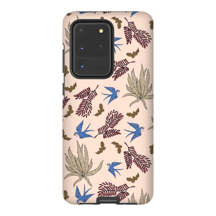 Galaxy S20 Ultra StrongFit Bohemian desert birds by Mmartabc